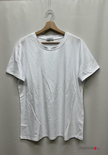 T-shirt en Coton manches courtes col rond