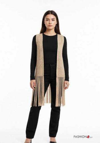 Smanicato Fantasia ricamata con frange - ph 1