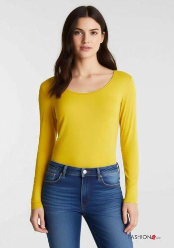 Langarmshirt aus Baumwolle