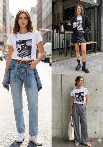 T-shirt in Cotone