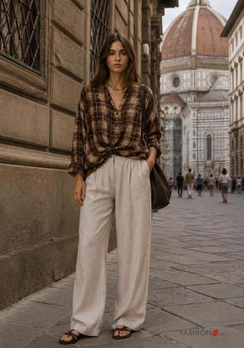 Camicia in Misto Lana