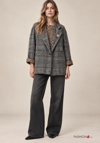 Veste en Mélange de Laine