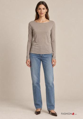 Cashmere Blend Long sleeved top - ph 1
