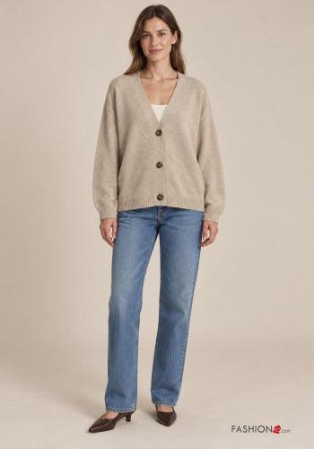 Cashmere Blend Cardigan