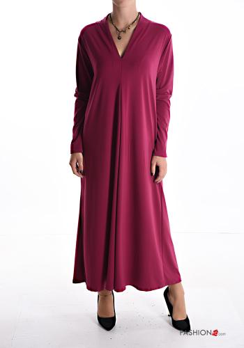 long Dress with v-neck