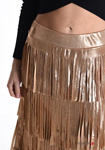 Longuette Skirt with fringe with elastic - ph 4