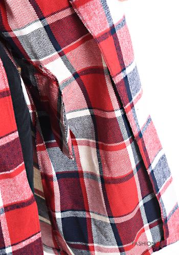 Tartan Coat with belt without lining with pockets - ph 5