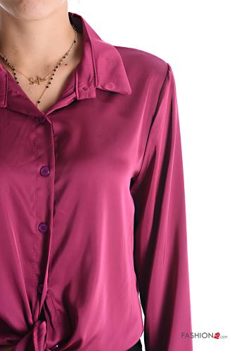 Chemise satin à noeud - ph 4