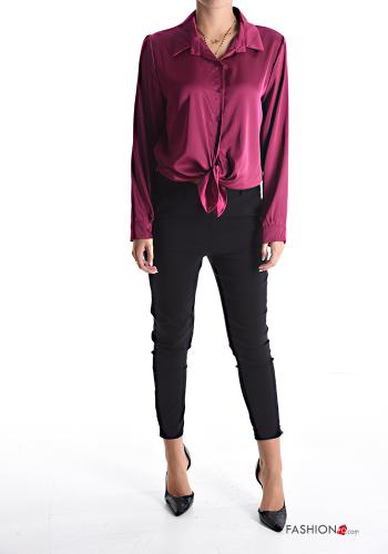 Chemise satin à noeud - ph 5