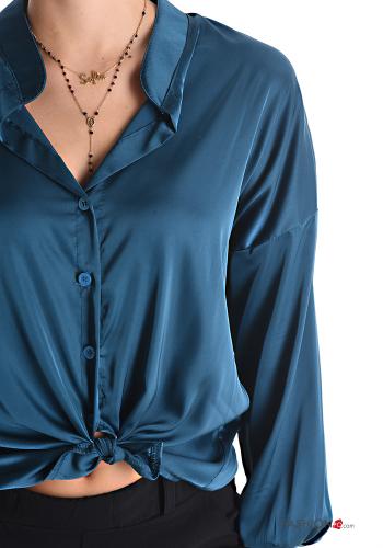 Chemise satin à noeud - ph 4