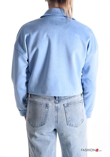 mit kragen Jacke mit Knöpfen mit Taschen - ph 2