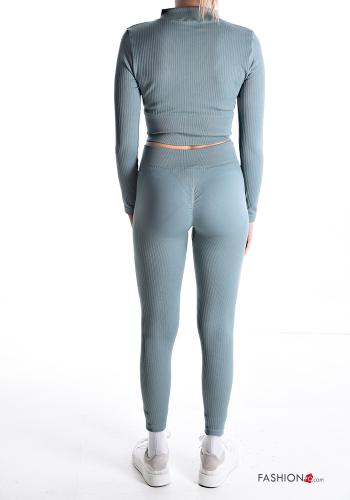 Set sportivo costine con zip - ph 2