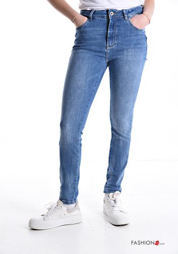 Jeans en Coton avec poches