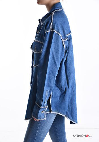 Chemise en Coton en denim avec poches - ph 3