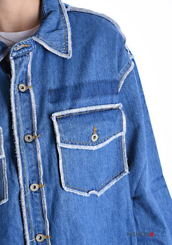 Chemise en Coton en denim avec poches - ph 4