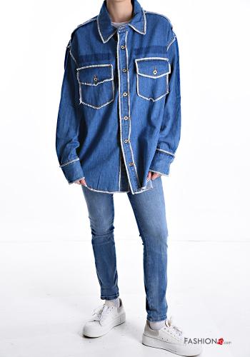 Chemise en Coton en denim avec poches - ph 5