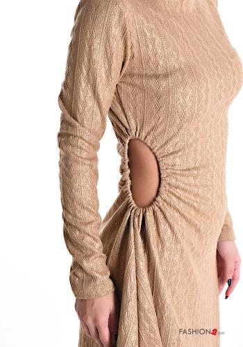 Abito in Cotone maniche lunghe asimmetrico - ph 4