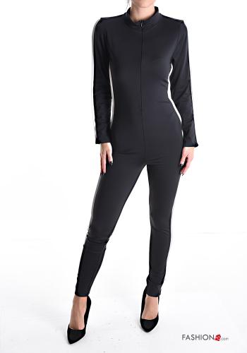Jumpsuit a collo alto con zip