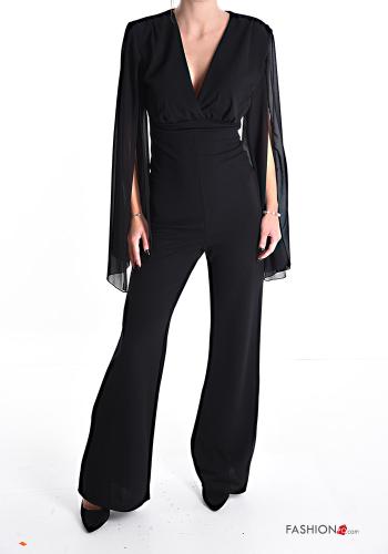 Jumpsuit with v-neck