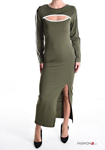 long sleeve Dress with split
