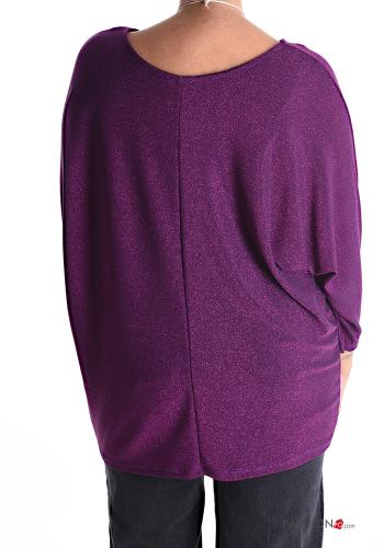 lurex Blouse with necklace - ph 3