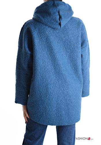 Veste sans doublure à capuche avec fermeture éclair avec poches - ph 2