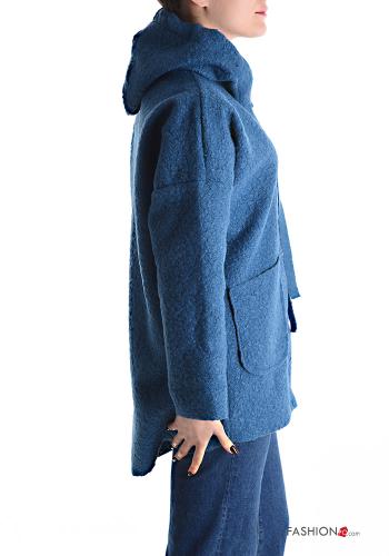Veste sans doublure à capuche avec fermeture éclair avec poches - ph 3