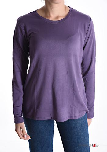 Maglietta a manica lunga in Cotone