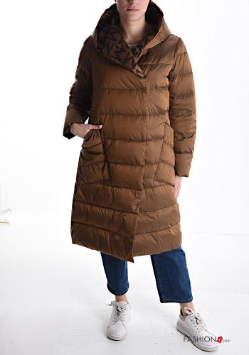 reversible Puffer Jacket with buttons with pockets - ph 1