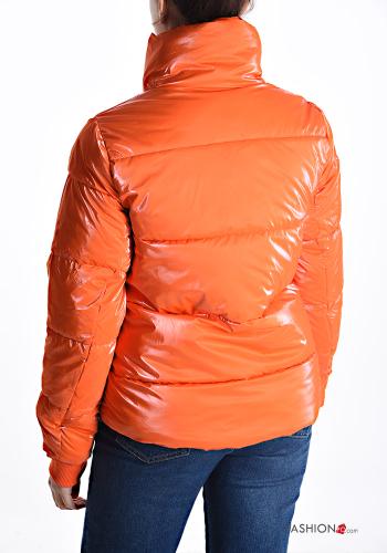 Casaco acolchoado com bolsos com gola subida com fecho - ph 2