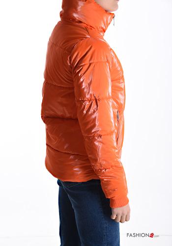 Casaco acolchoado com bolsos com gola subida com fecho - ph 3