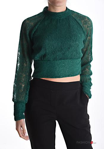 Top pizzo con fiocco