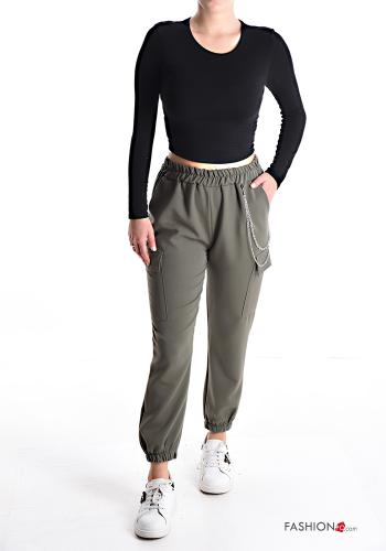 Hose mit Taschen mit gummizug mit kette - ph 5