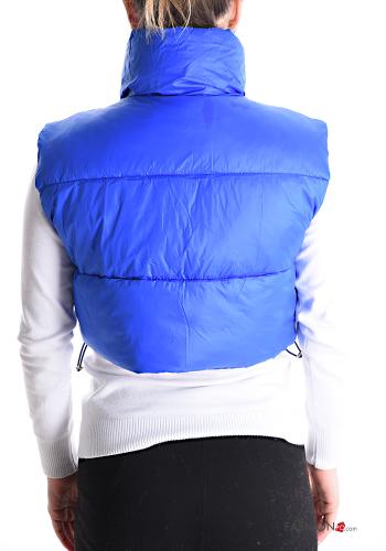 quilted mini Gilet Rollneck with zip - ph 2