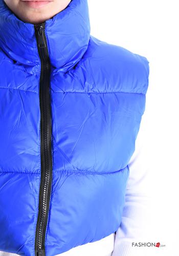 quilted mini Gilet Rollneck with zip - ph 4