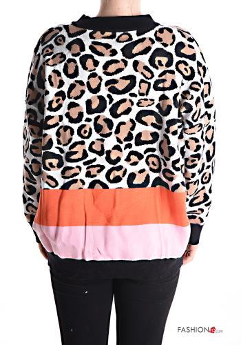 Maglione girocollo Fantasia animalier - ph 2