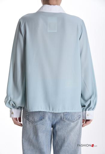 Camicia maniche lunghe con colletto con bottoni - ph 2