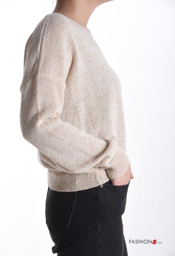 Maglione in Cotone maniche lunghe girocollo - ph 3