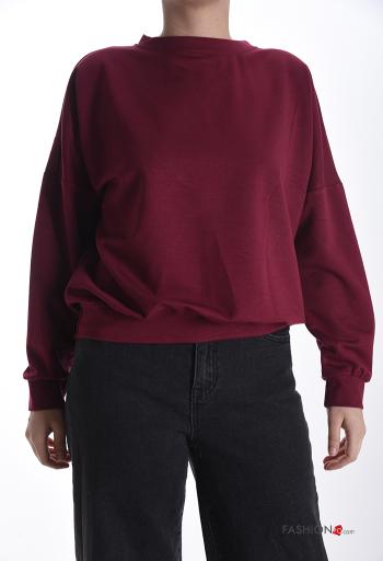 Sweatshirt manches longues col rond