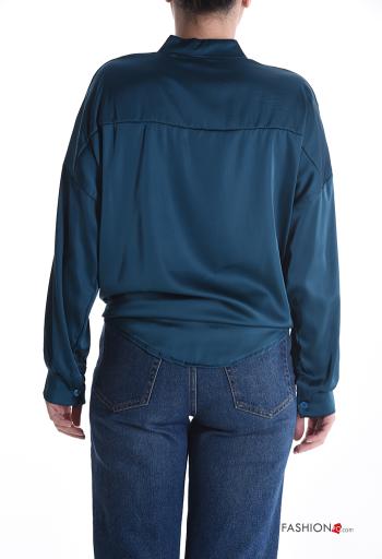satin long sleeve Shirt with buttons - ph 2