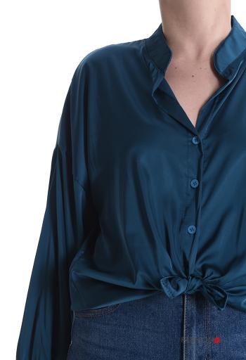 satin long sleeve Shirt with buttons - ph 4