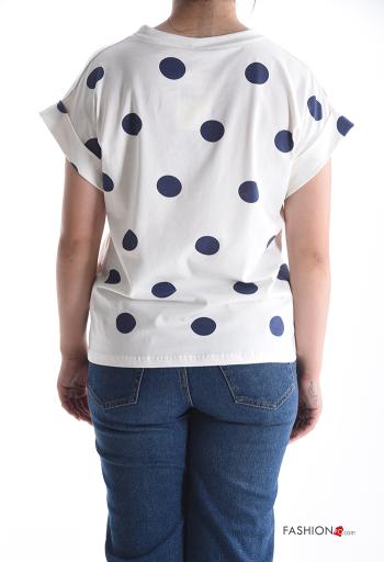 gepunktet T-shirt aus Baumwolle - ph 2