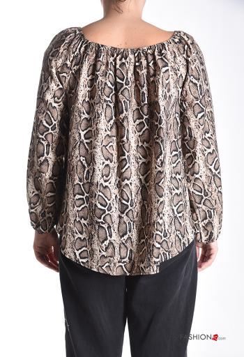 Animal print Long sleeved top - ph 2