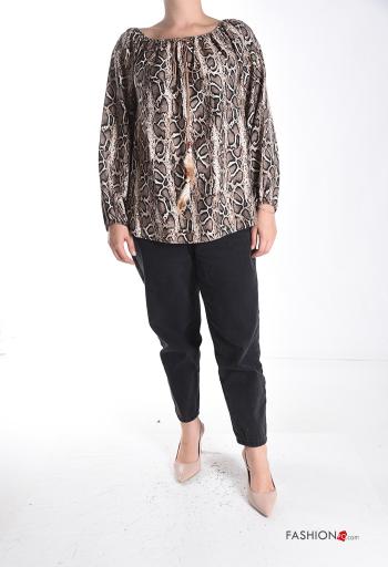 Animal print Long sleeved top - ph 5