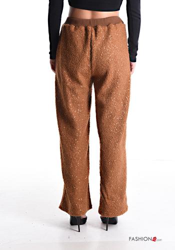 Pantalone con paillettes con elastico - ph 2