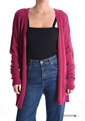 Cardigan con tasche
