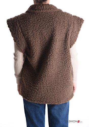 Chaleco Teddy con bolsillos - ph 2