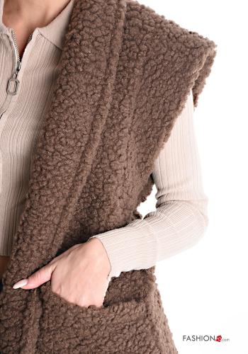 Chaleco Teddy con bolsillos - ph 4