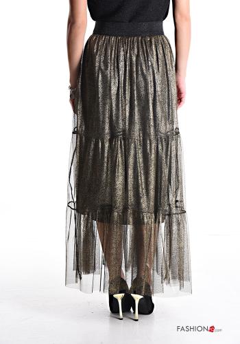 lurex Longuette Skirt with flounces with elastic - ph 2