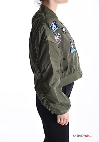 Bomber courte avec poches avec fermeture éclair - ph 3